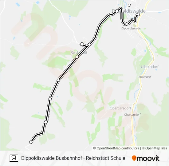 Автобус 362: карта маршрута