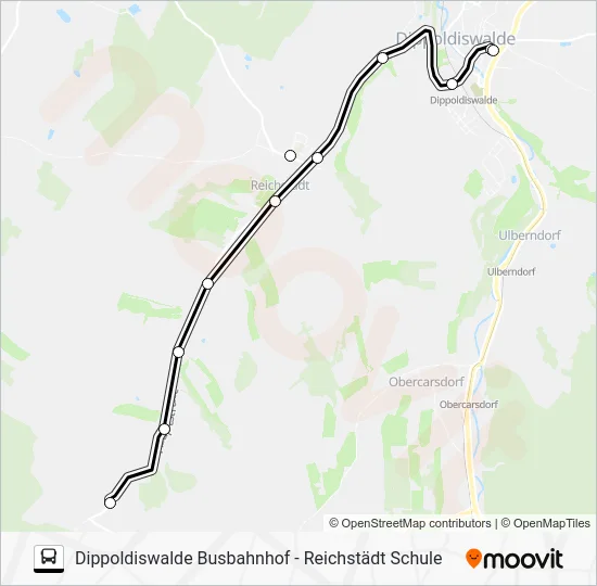 Автобус 362: карта маршрута