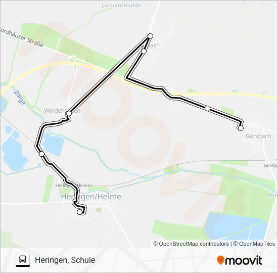 Автобус 21: карта маршрута