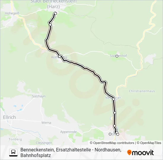 Автобус 23: карта маршрута