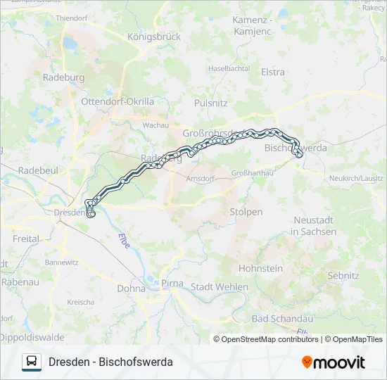 305 Bus Line Map