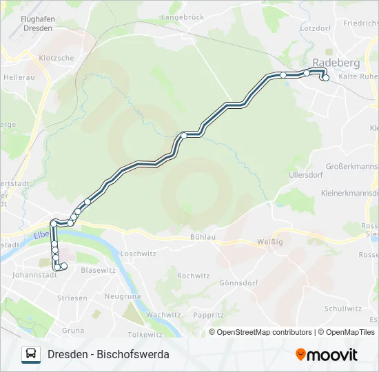 305 Bus Line Map