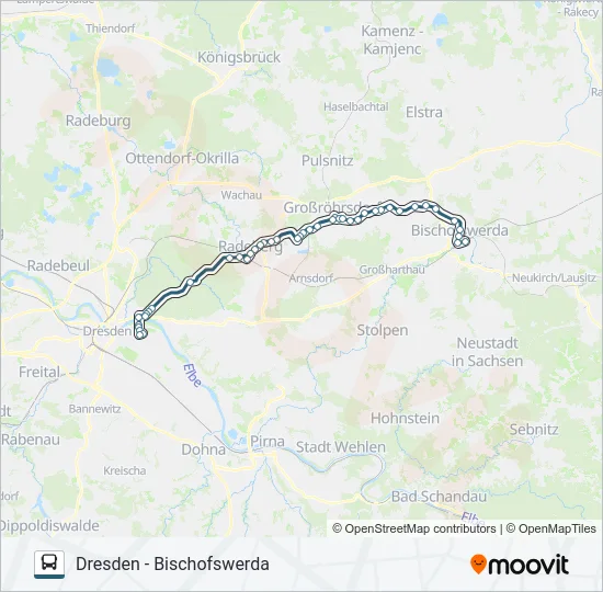 305 Bus Line Map