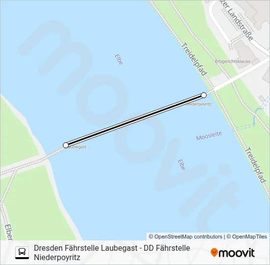 Buslinie F 16 Karte