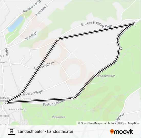 Bahnlinie 1408 Karte