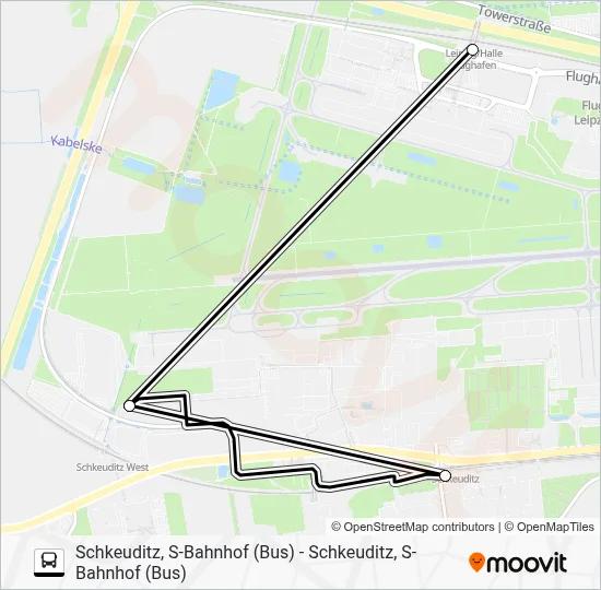 35 Bus Line Map