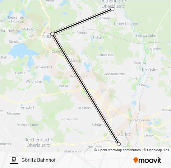 Bahnlinie DPN Karte