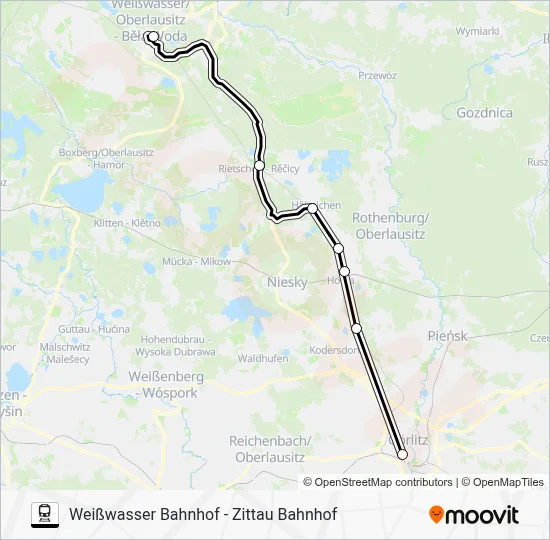 RB65 Train Line Map