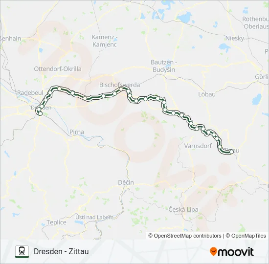 RB61 Train Line Map