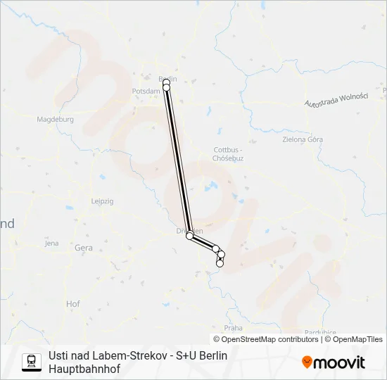 Bahnlinie 27N Karte