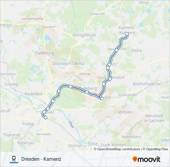 S8 Train Line Map