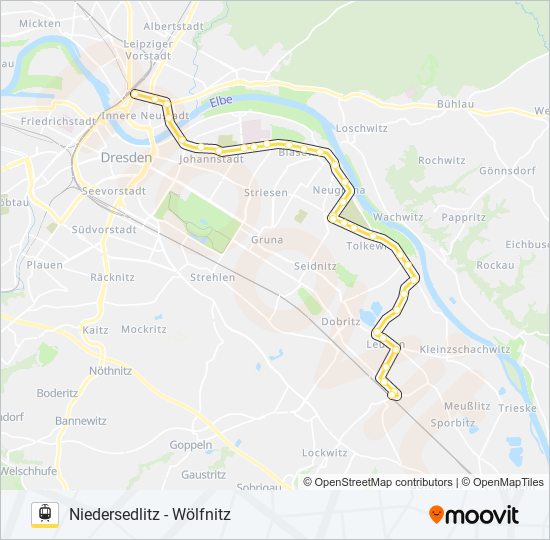 6 light rail Line Map