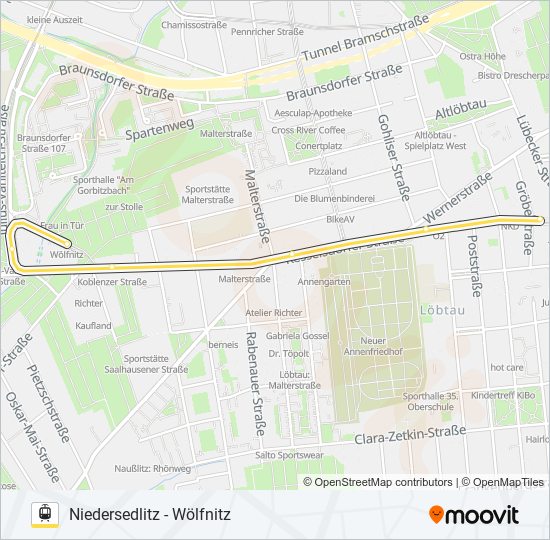 6 light rail Line Map