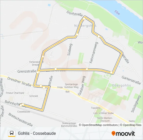 95 (ALITA) Bus Line Map