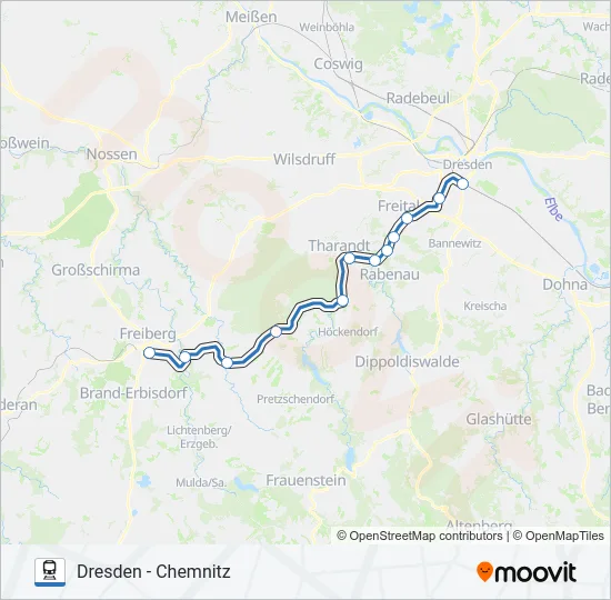 RB30 Train Line Map