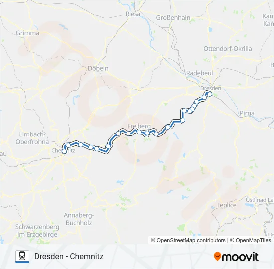 RB30 Train Line Map