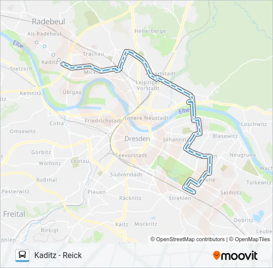 64 Bus Line Map