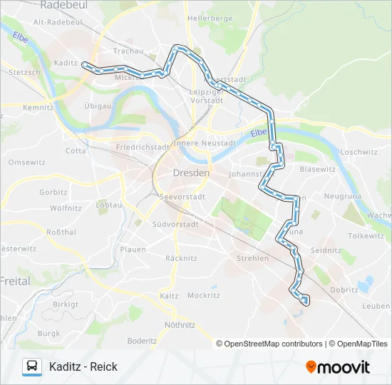 64 Bus Line Map