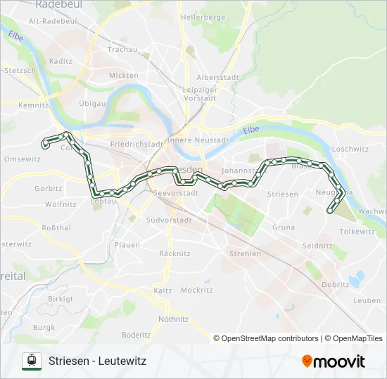 12 Light Rail Line Map