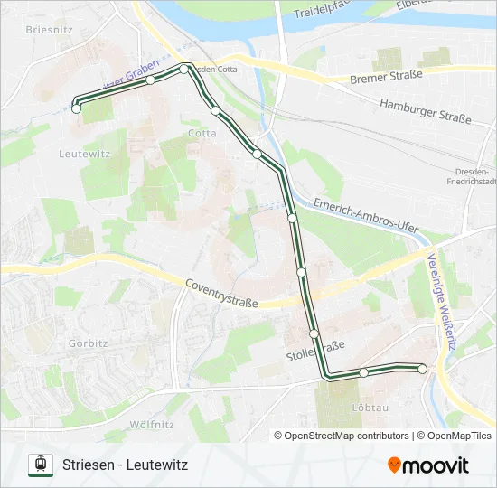 12 Light Rail Line Map