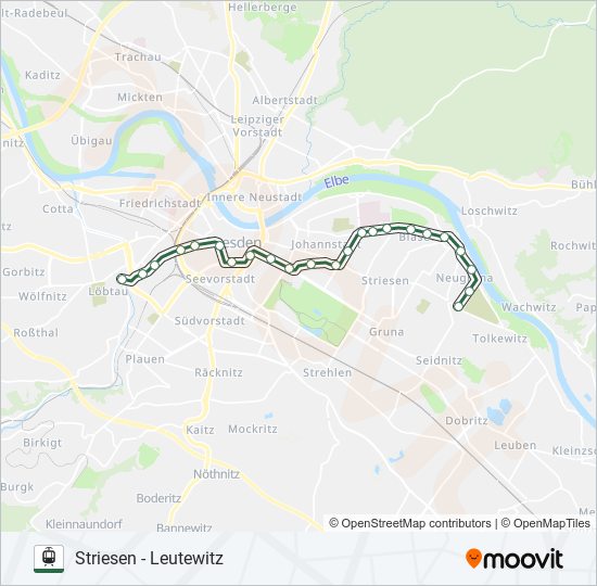 12 light rail Line Map