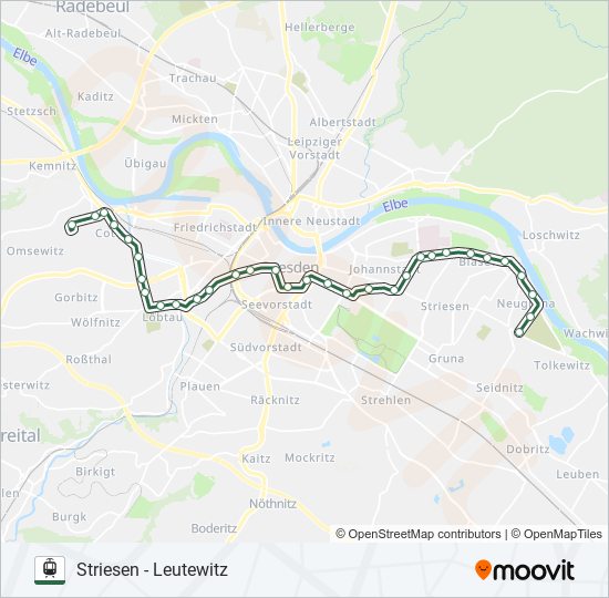 12 light rail Line Map