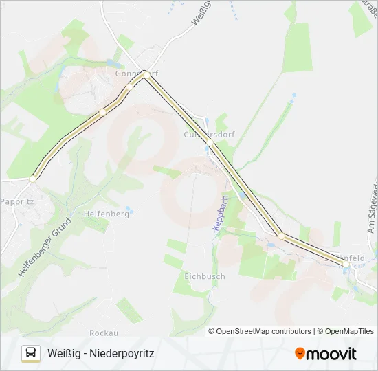 98B Bus Line Map