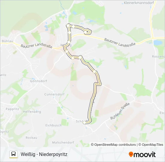 98B Bus Line Map
