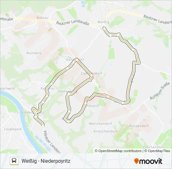 98B Bus Line Map