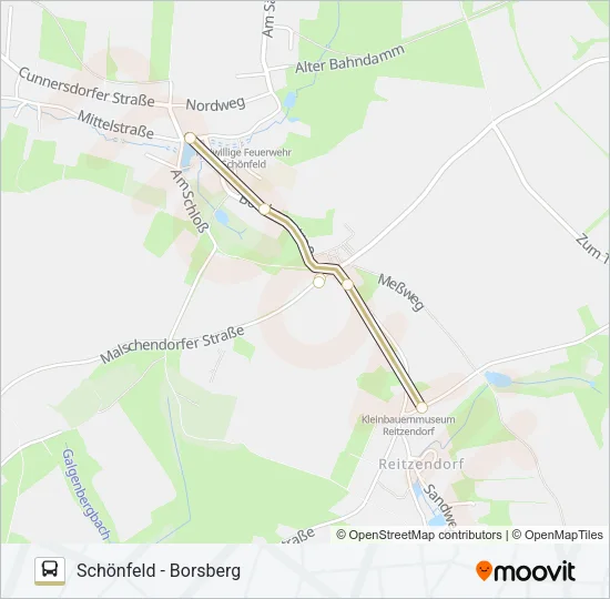 98C Bus Line Map