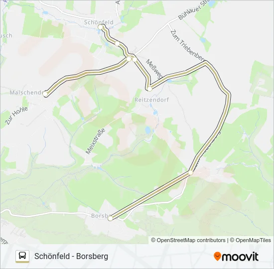 98C Bus Line Map