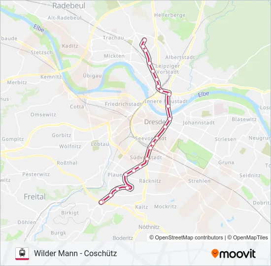 3 Light Rail Line Map