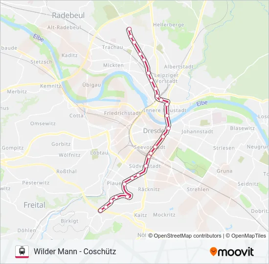 3 Light Rail Line Map