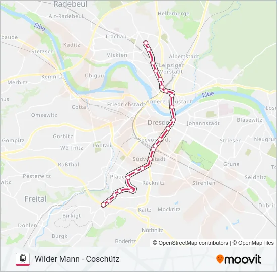 3 Light Rail Line Map