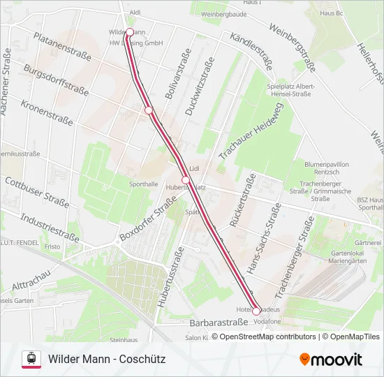 3 Light Rail Line Map