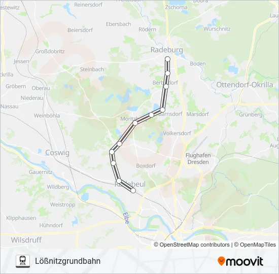 LGB Train Line Map