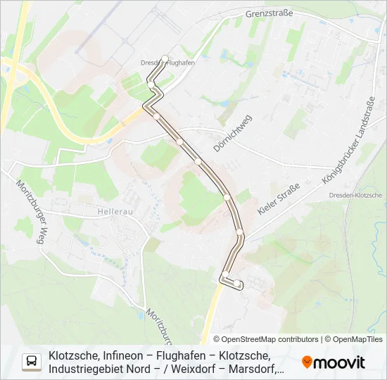 77 Bus Line Map