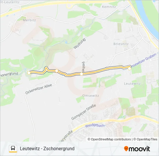 97 (ALITA) Bus Line Map