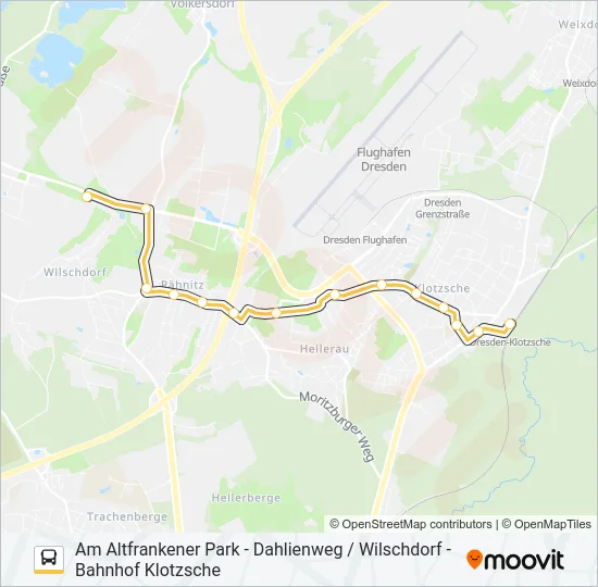 70 (ALITA) Bus Line Map