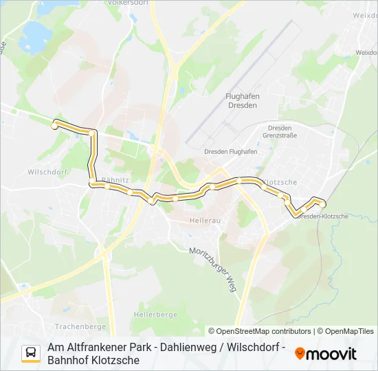 70 (ALITA) Bus Line Map