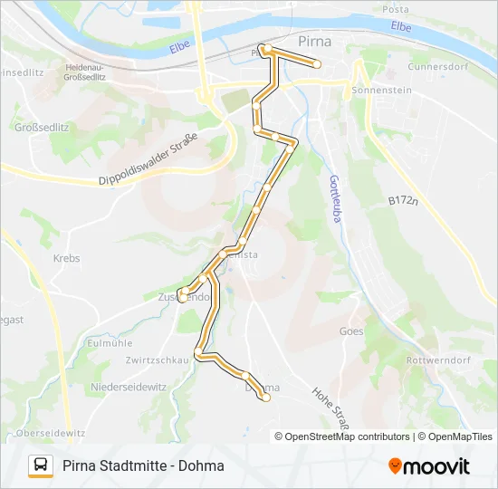 Z Bus Line Map