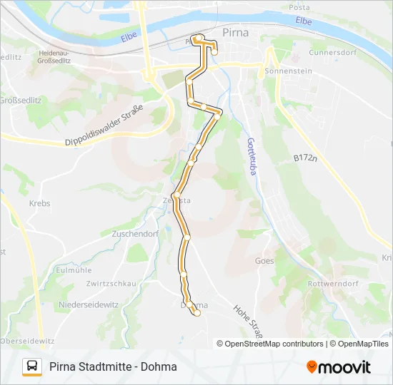 Z Bus Line Map