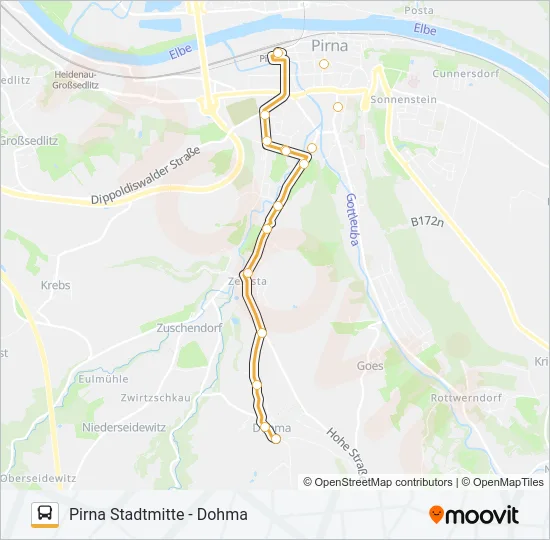 Z Bus Line Map