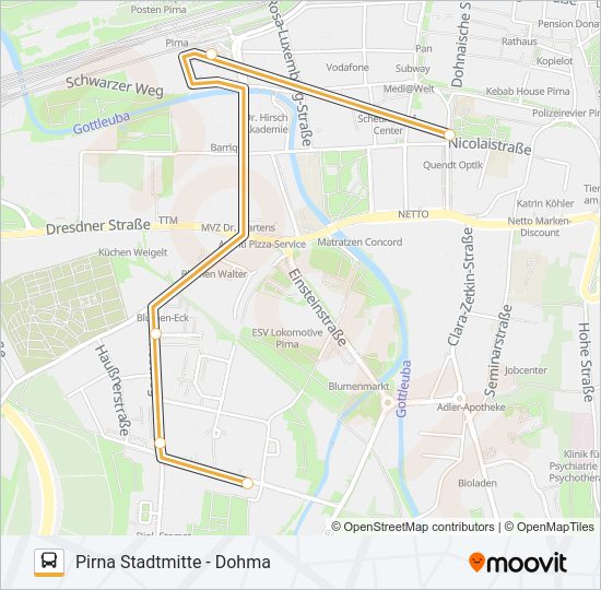 Автобус Z: карта маршрута