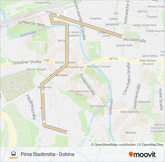 Z Bus Line Map