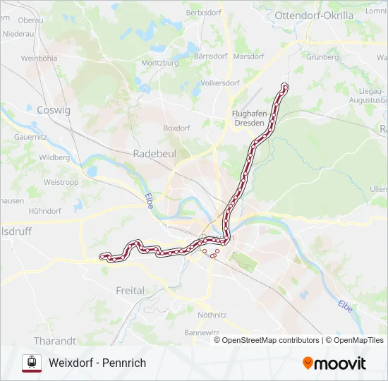 7 Light Rail Line Map