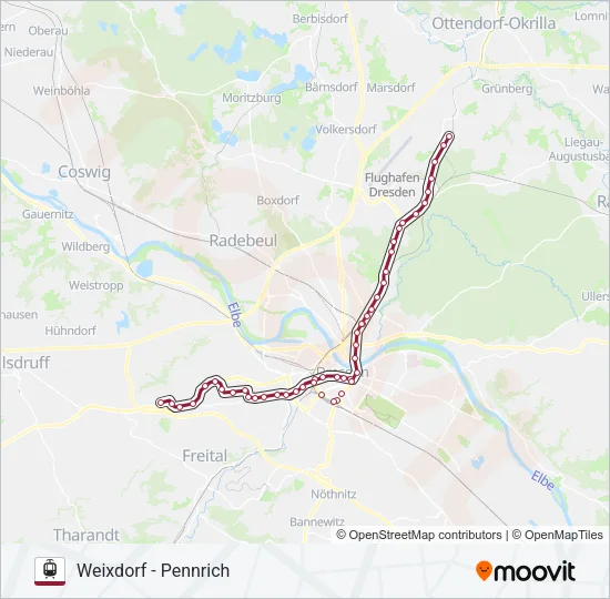 7 Light Rail Line Map