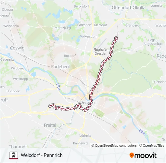 7 Light Rail Line Map