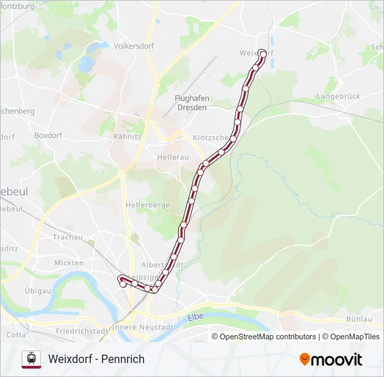 7 Light Rail Line Map