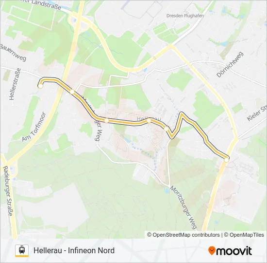 8 (ALITA) Light Rail Line Map